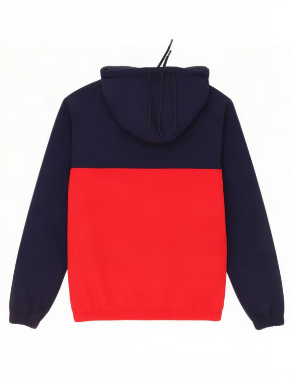 Fila - Chaqueta de chándal con capucha para hombre, talla XS, nailon color block, color azul