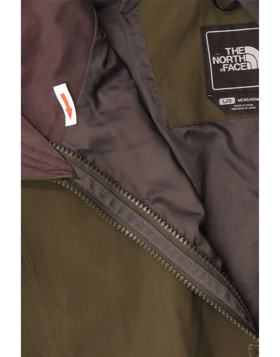 The North Face Chaqueta cortavientos para hombre UK 40 Large Nylon verde