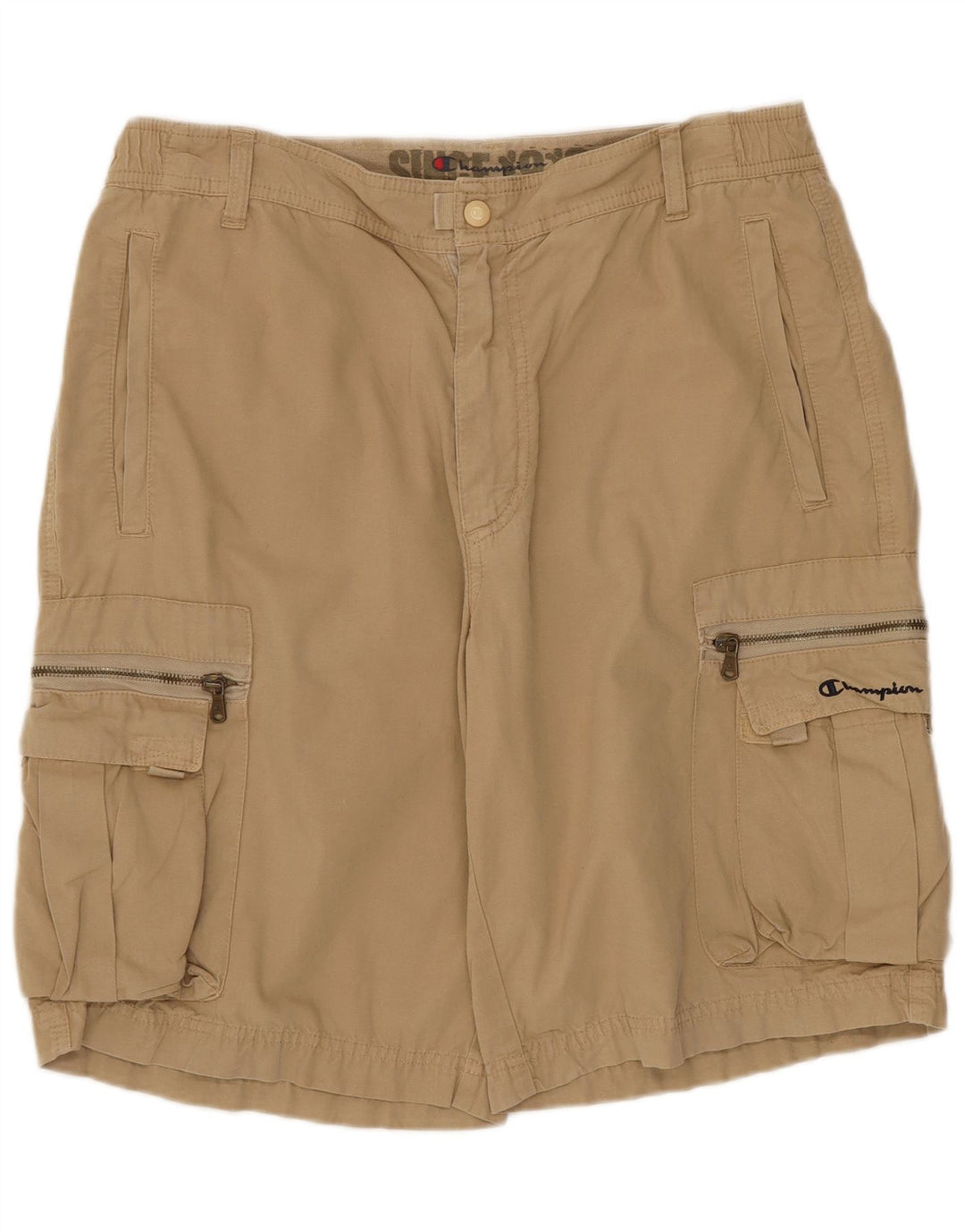 Champion Pantalones Cortos Cargo Para Hombre Mediano W30 Algodón Beige