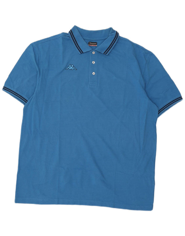 Kappa Polo Hombre 3XL Algodón Azul