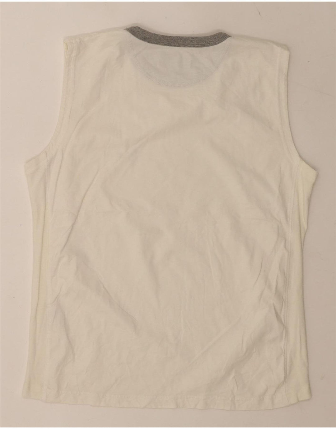 Champion Chaleco Para Hombre Top Grande De Algodón Blanco