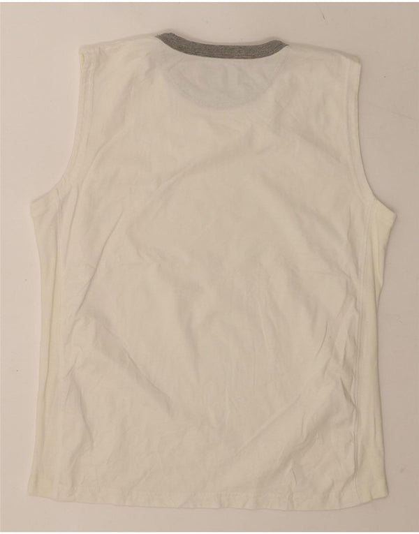 Champion Chaleco Para Hombre Top Grande De Algodón Blanco