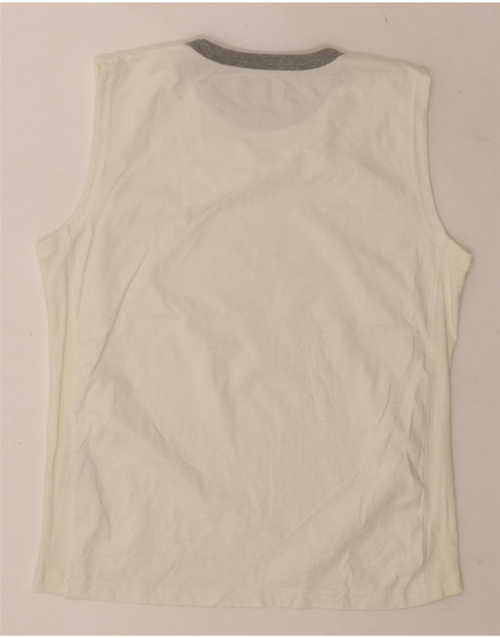 Champion Chaleco Para Hombre Top Grande De Algodón Blanco