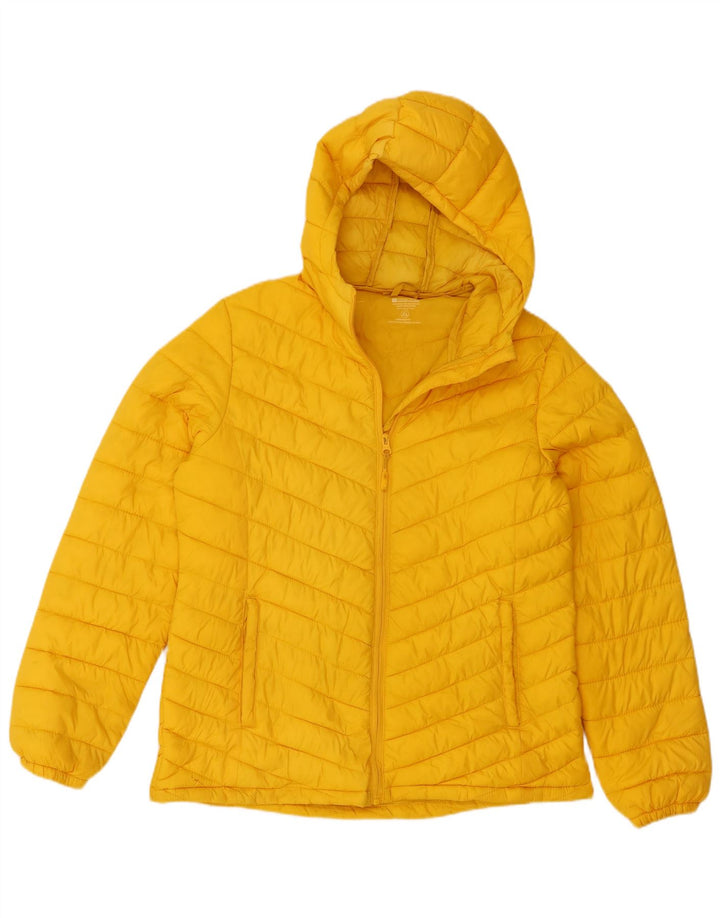 Chaqueta acolchada con capucha para mujer Mountain Warehouse UK 44 Large Nylon amarillo
