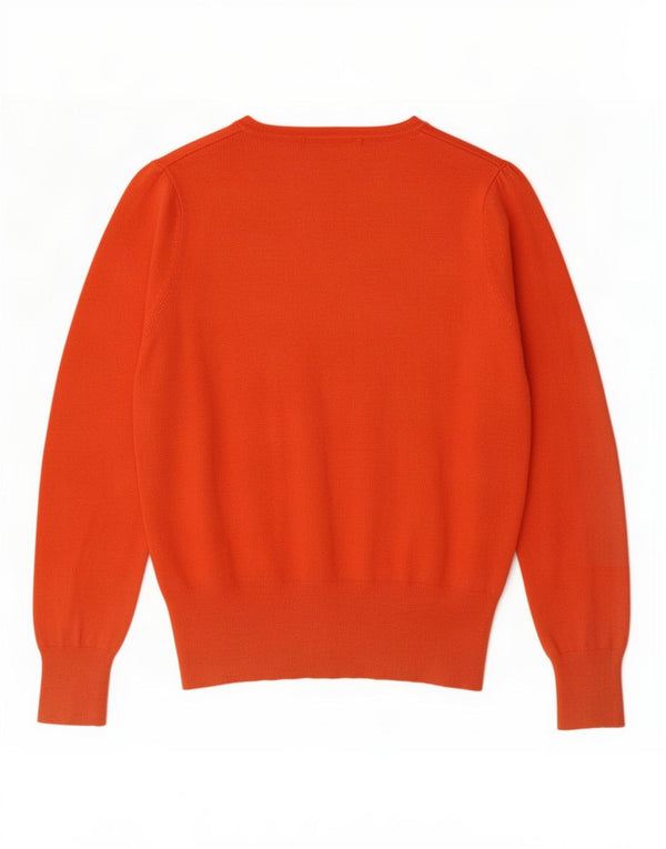 Marks & Spencer Suéter tipo cárdigan para mujer UK 44 Viscosa naranja mediana