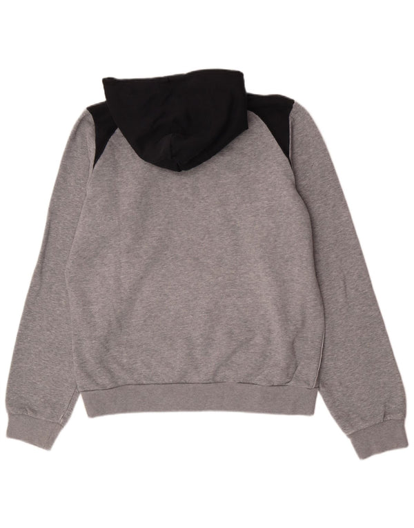 Nike Sudadera con capucha gráfica para hombre UK 36/38 Small Gris Colorblock Algodón