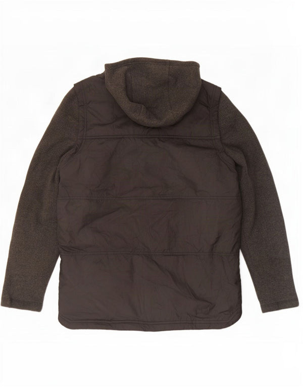 The North Face Chaqueta acolchada con capucha para niños 12-13 años Grande Poliéster negro