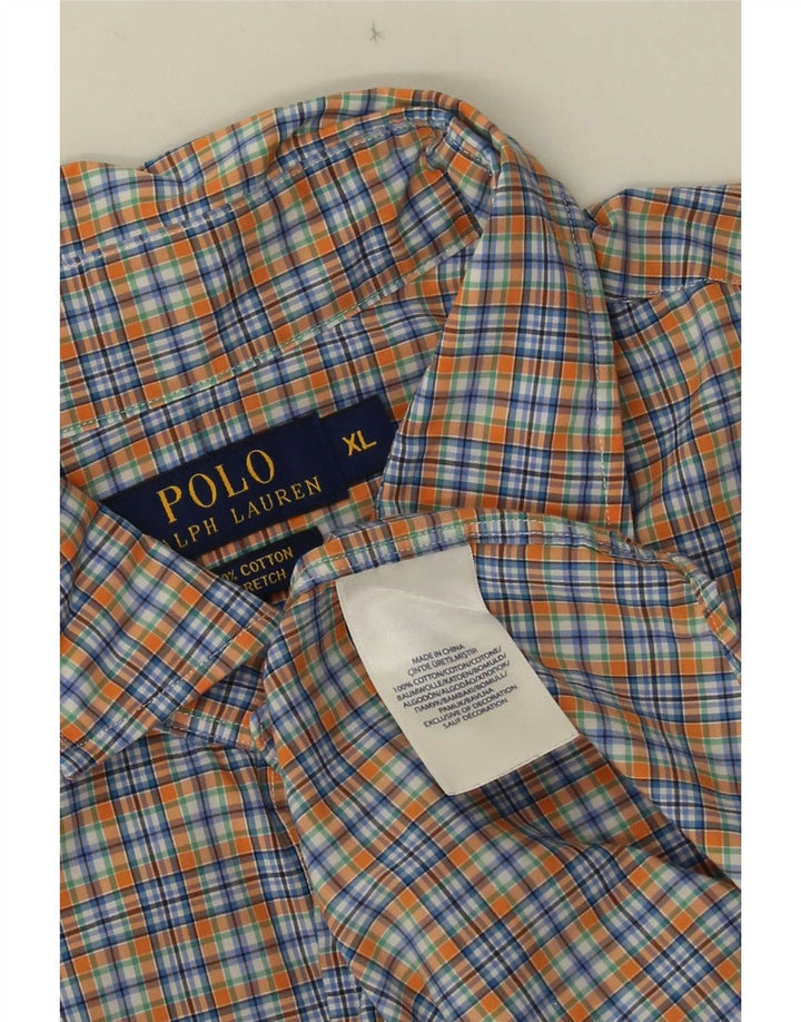 Polo Ralph Lauren Camisa Hombre XL Algodón Cuadros Multicolor