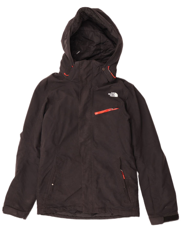 The North Face Chaqueta cortavientos con capucha para hombre UK 36 Small Black Nylon