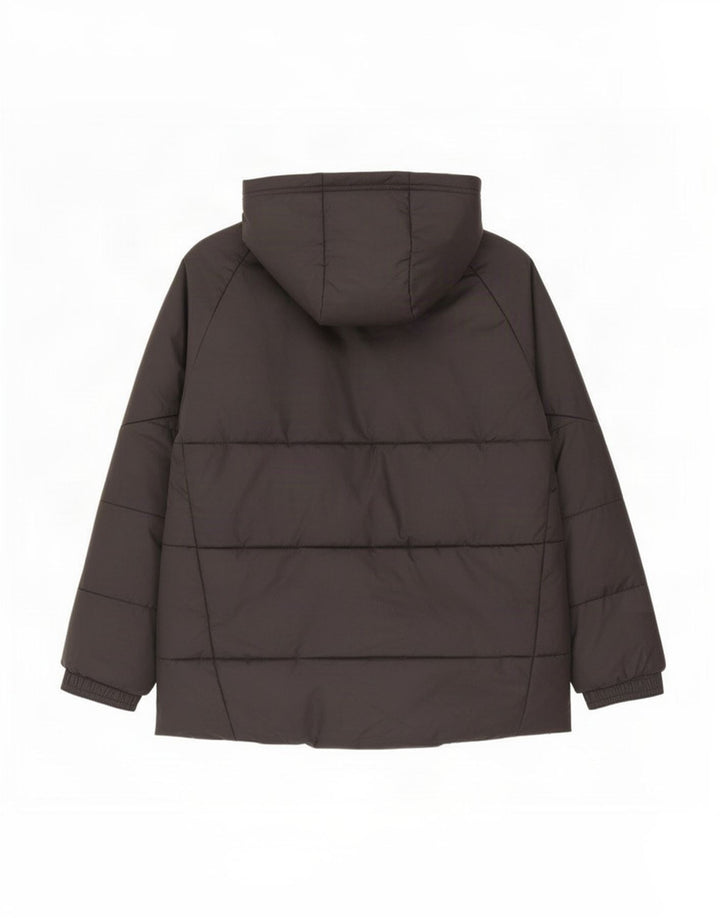 Adidas Chaqueta acolchada con capucha para niños 9-10 años Negro Poliéster