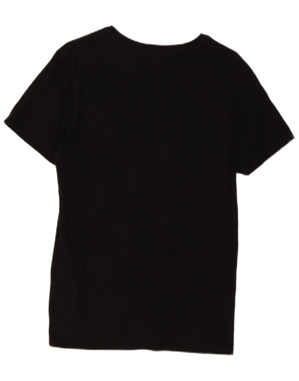Lacoste Camiseta para Mujer Top UK 44 Mediano Negro Algodón