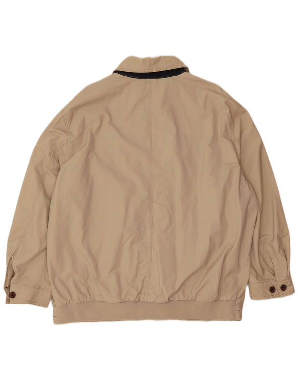 Tommy Hilfiger Chaqueta Bomber para Hombre UK 44 2XL Poliéster Beige