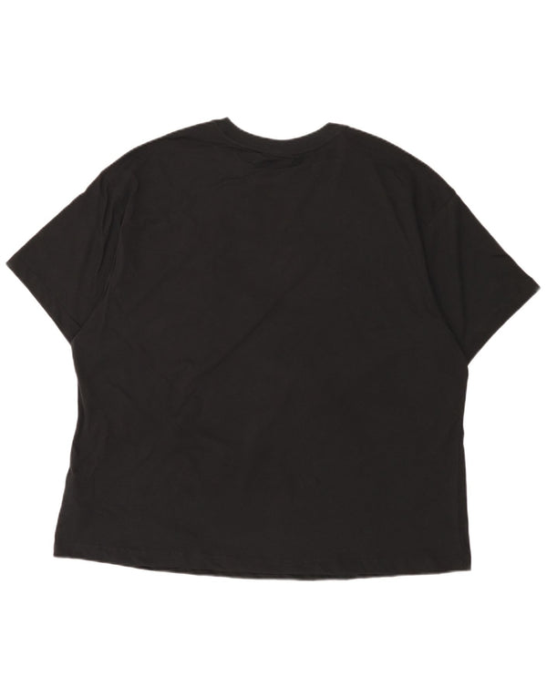 Nike Camiseta extragrande para mujer UK 40 XL Algodón negro