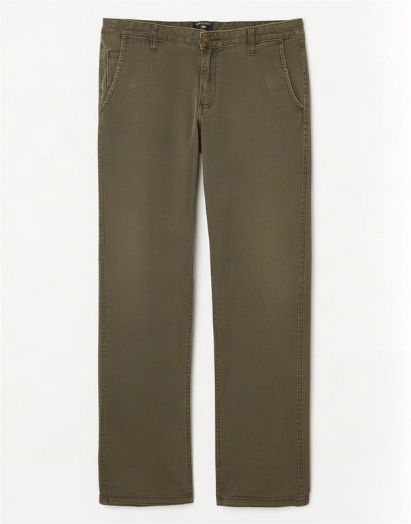 Dockers Pantalón chino recto para hombre W33 L29 Algodón caqui