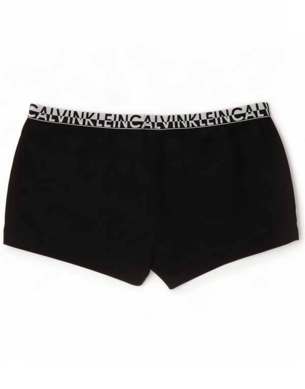 Calvin Klein Shorts de baño gráficos para mujer UK 44 Large Negro Colorblock