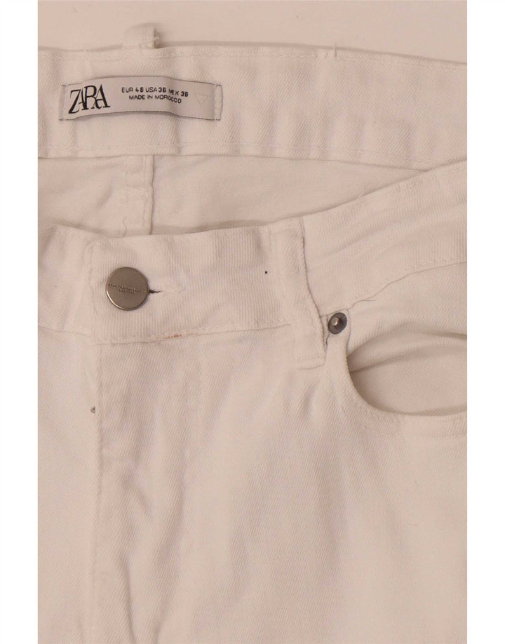 Zara Vaqueros Slim para Hombre EU 46 XL W36 L30 Blanco