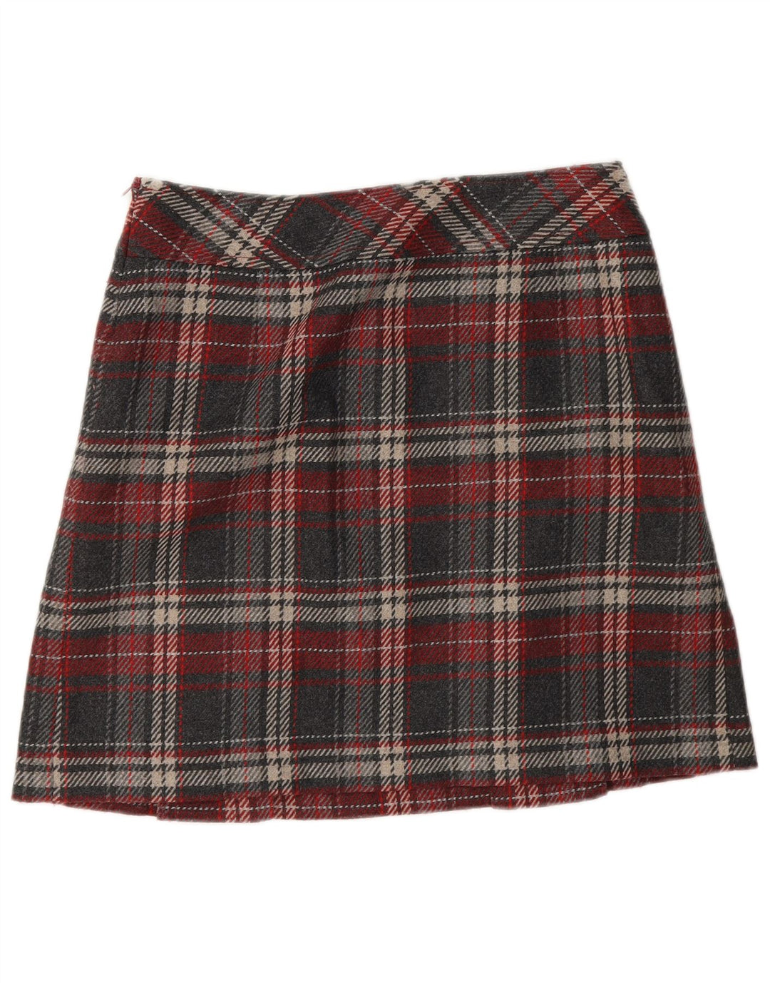 S.Oliver Minifalda para mujer EU 36 Small W30 Acrílico a cuadros gris