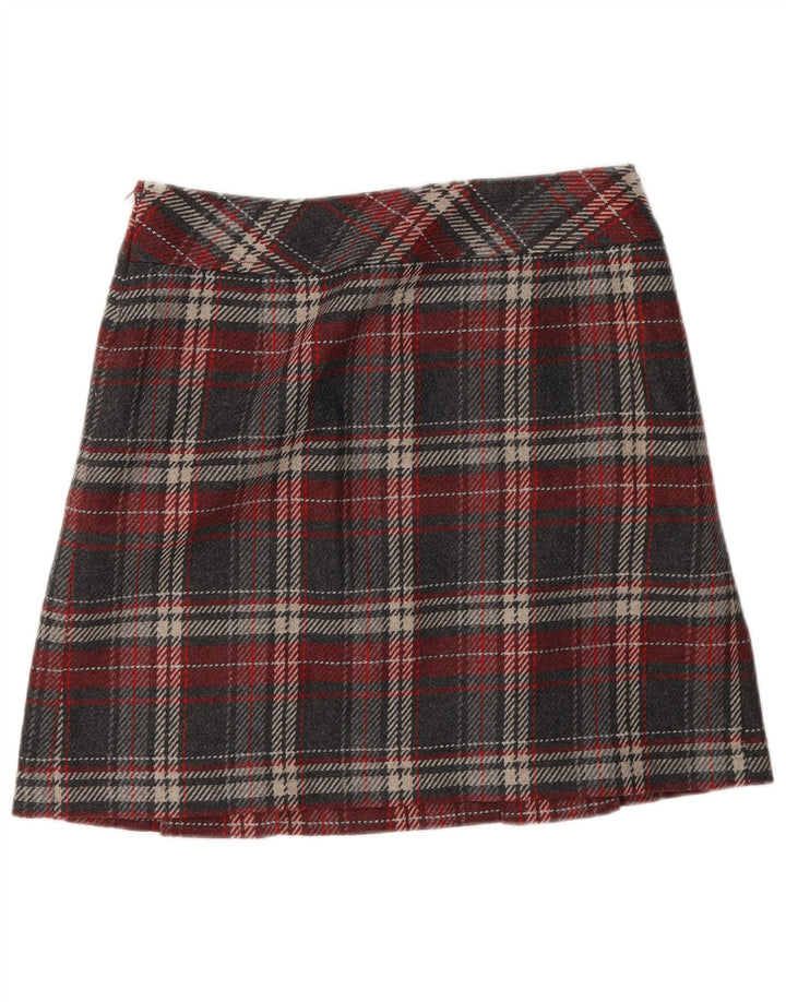 S.Oliver Minifalda para mujer EU 36 Small W30 Acrílico a cuadros gris