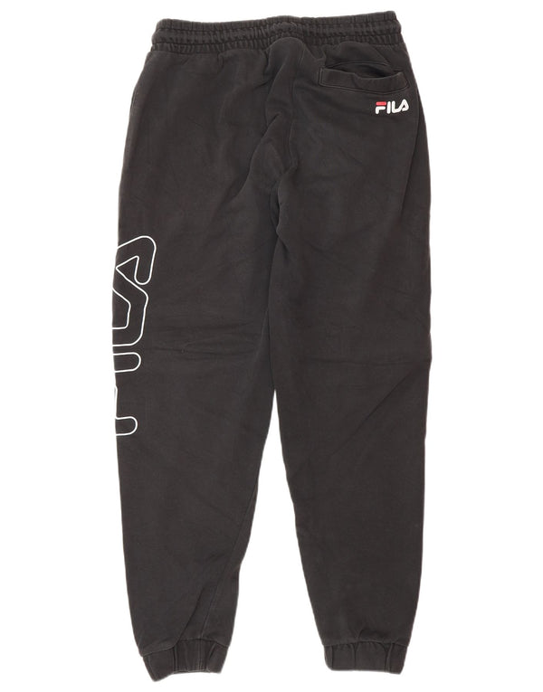 FILA Pantalones de chándal gráficos para mujer Joggers UK 6 XS Negro