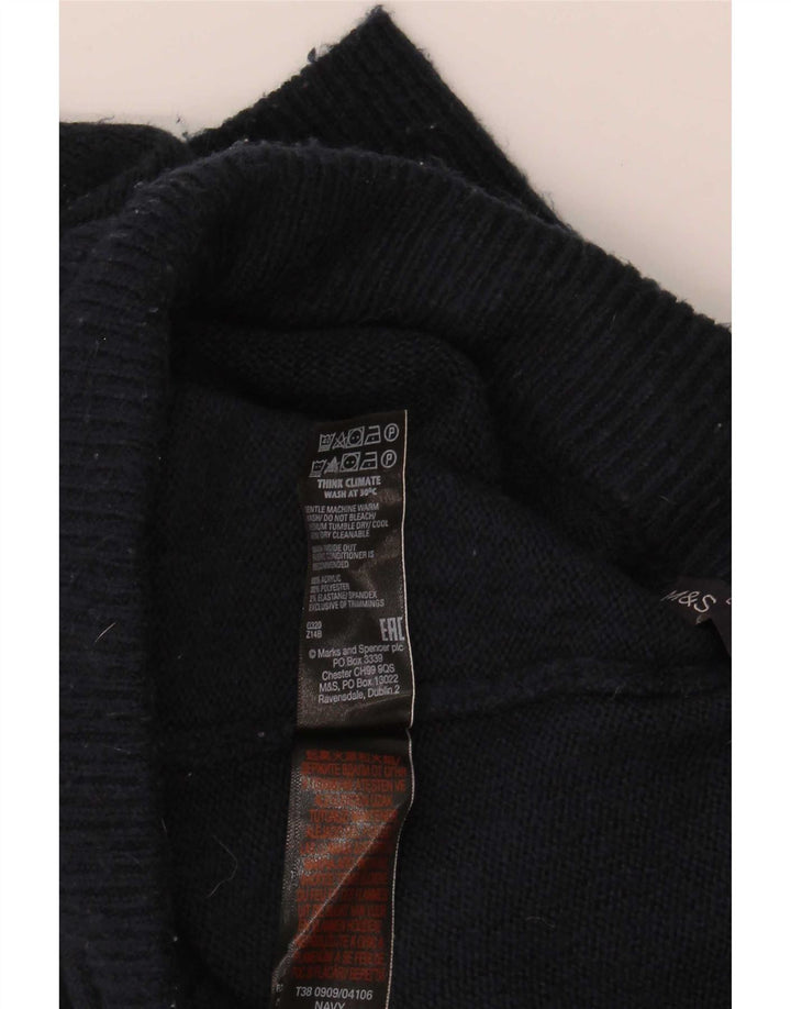 Marks & Spencer Pantalones de chándal para Mujer Joggers UK 44 Medium Azul Marino
