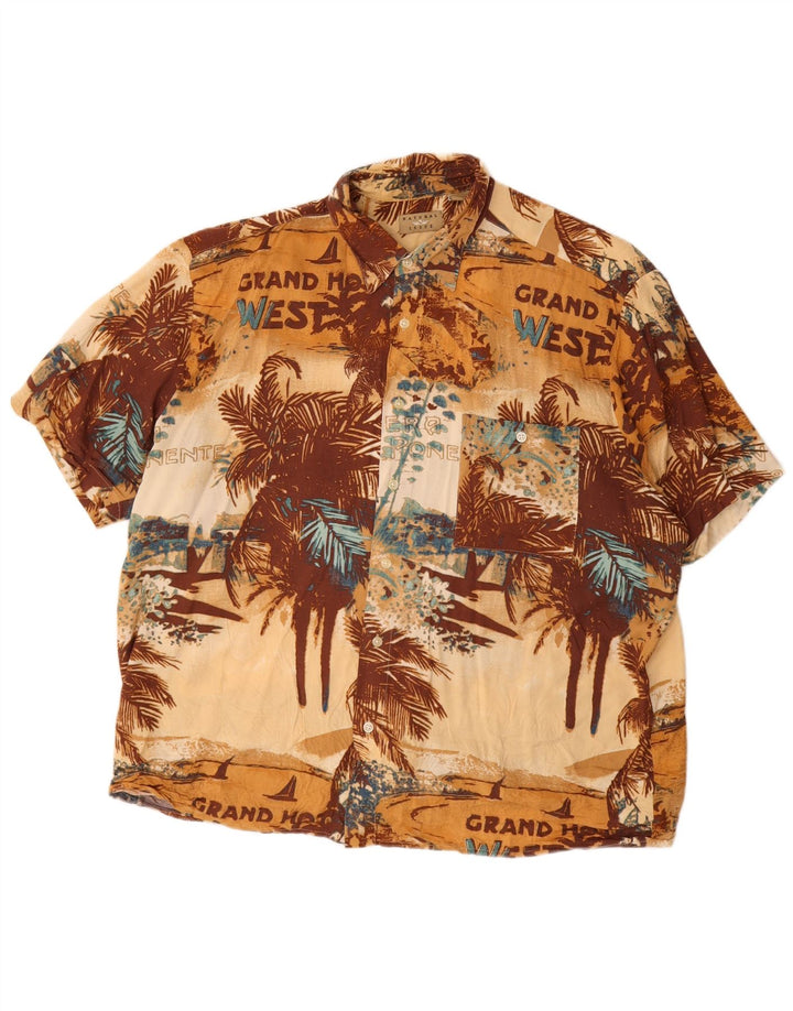 Natural Issue Camisa de manga corta gráfica para hombre XL Multicolor hawaiano