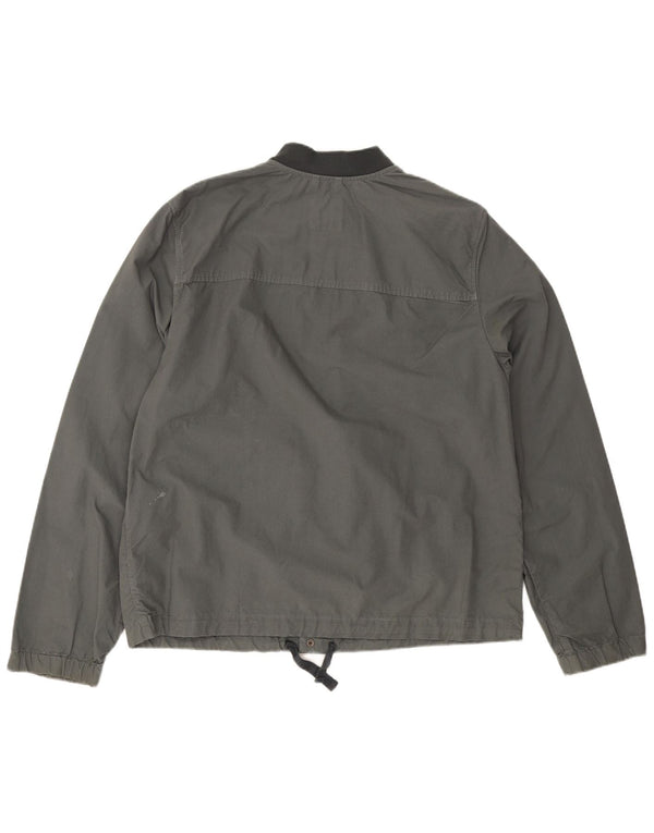 Gap Chaqueta Bomber para Hombre UK 40 Grande Algodón Gris