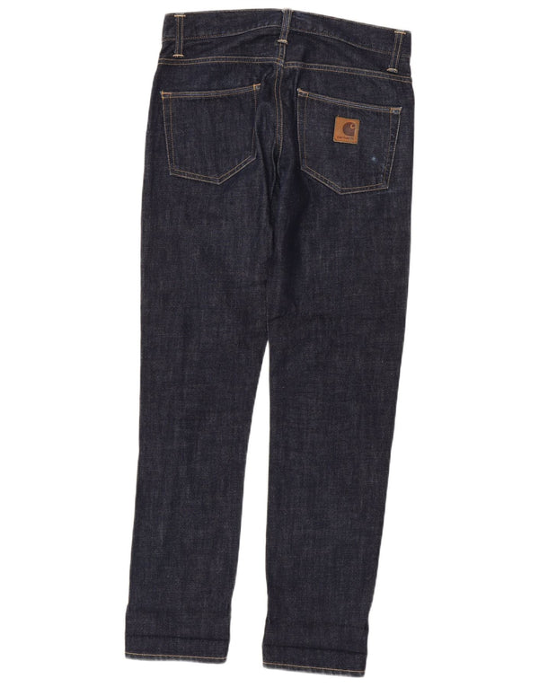Vaqueros Carhartt Hombre Slim W30 L32 Algodón Azul Marino