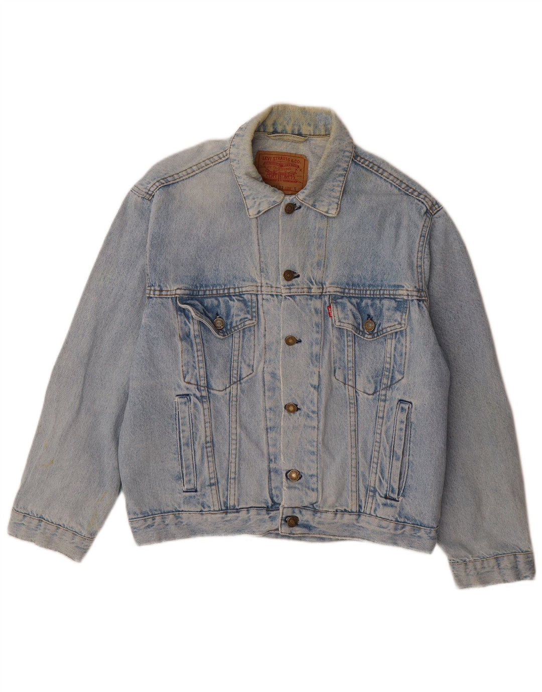 Levi's Chaqueta vaquera para hombre UK 36 Algodón azul pequeño
