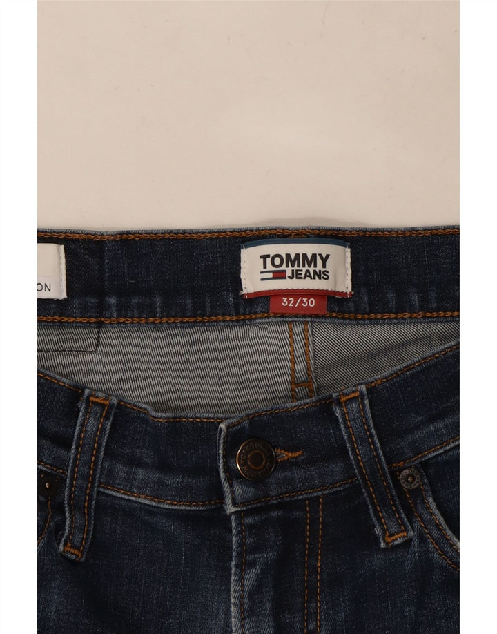TOMMY HILFIGER Vaqueros Scanton Slim para hombre W32 L30 Azul marino