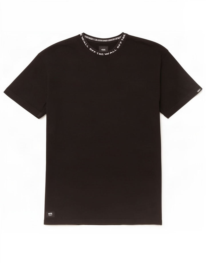 Vans - Camiseta gráfica para hombre, talla grande, algodón negro