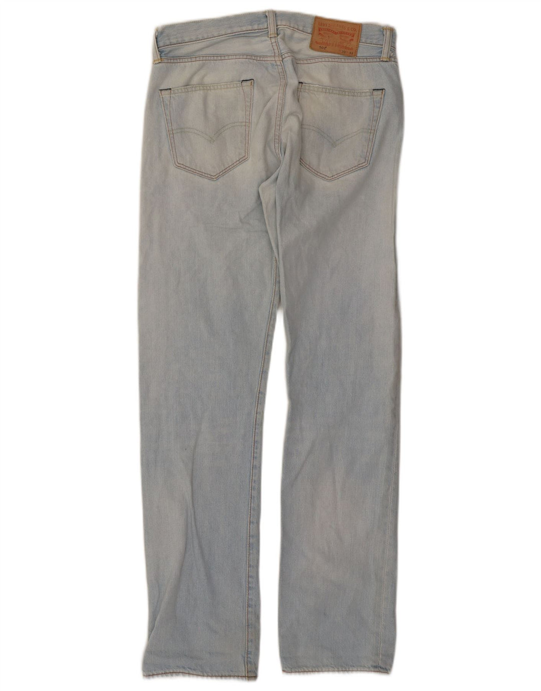 Levi's Hombre 501 Vaqueros Rectos W30 L32 Algodón Azul