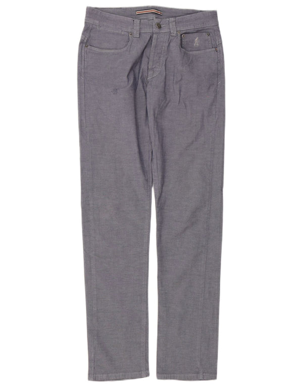 SIVIGLIA Pantalones casuales ajustados para hombre W31 L32 Algodón gris