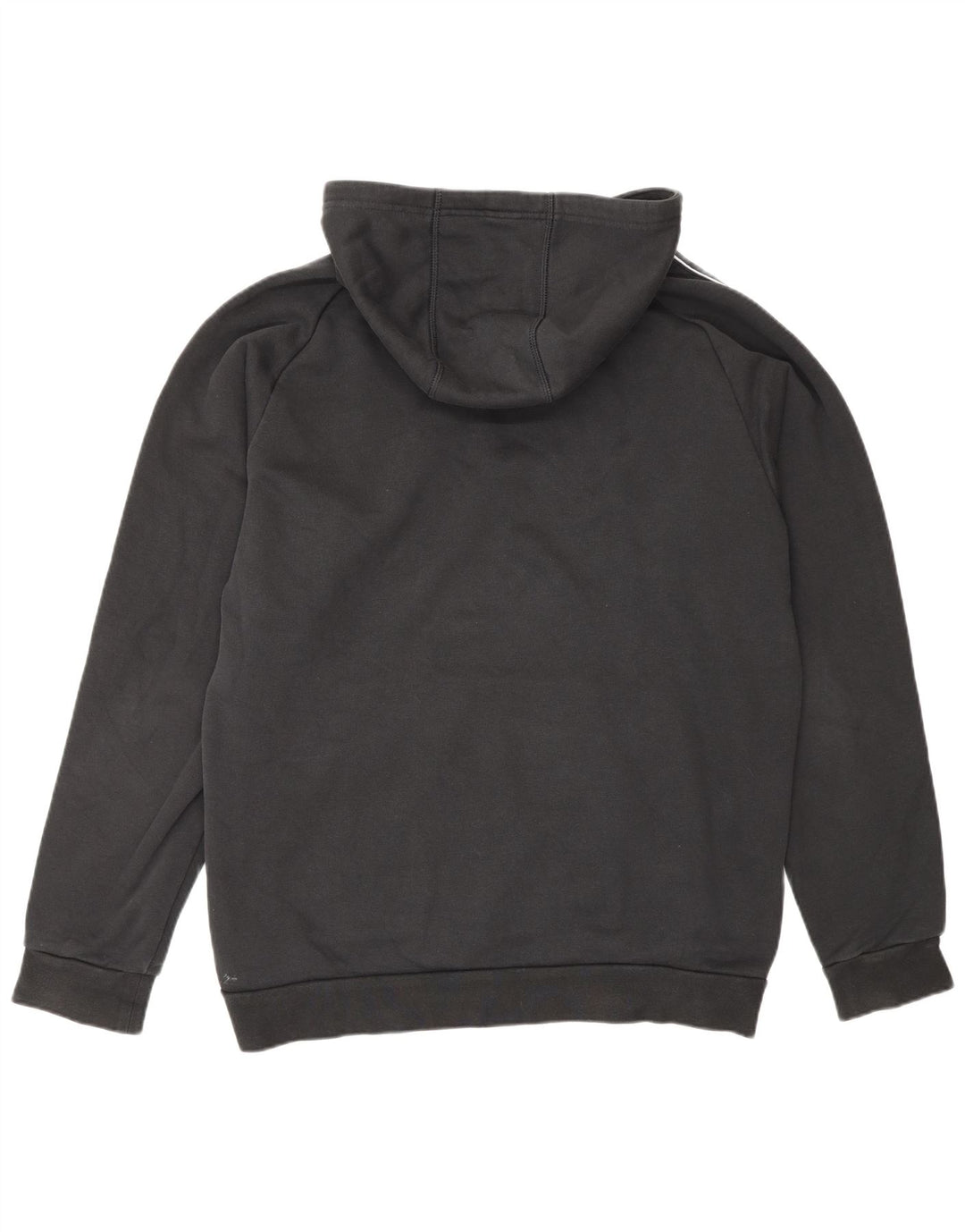 Adidas - Sudadera con capucha para hombre, talla grande, algodón negro