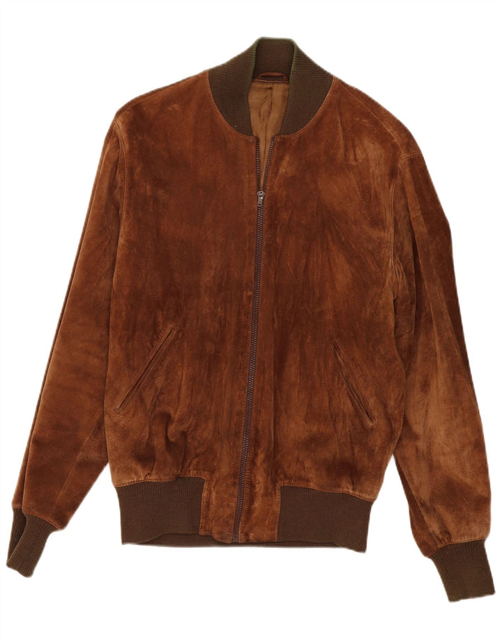 Vintage hombres ante bomber chaqueta IT 54 2XL Beige