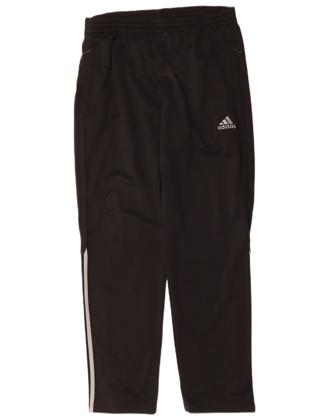 Adidas Pantalones de chándal para hombre UK 36/38 Small Negro Poliéster