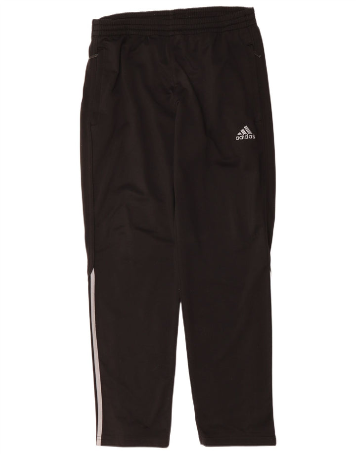 Adidas Pantalones de chándal para hombre UK 36/38 Small Negro Poliéster