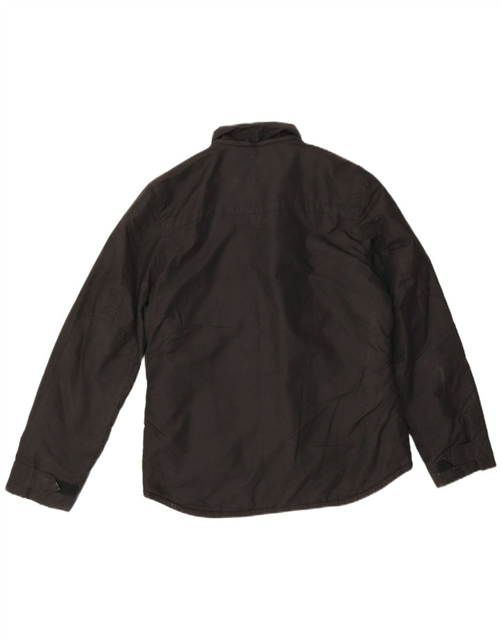 Levi's Chaqueta cortavientos extragrande para mujer UK 10 Small Poliéster negro