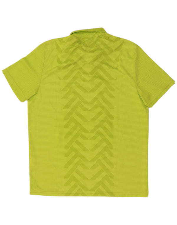 Polo Under Armour Heat Gear XL Poliamida Geométrica Verde Hombre