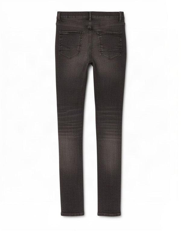 Zara Jeans ajustados desgastados para mujer EU 42 Large W32 L33 Algodón negro