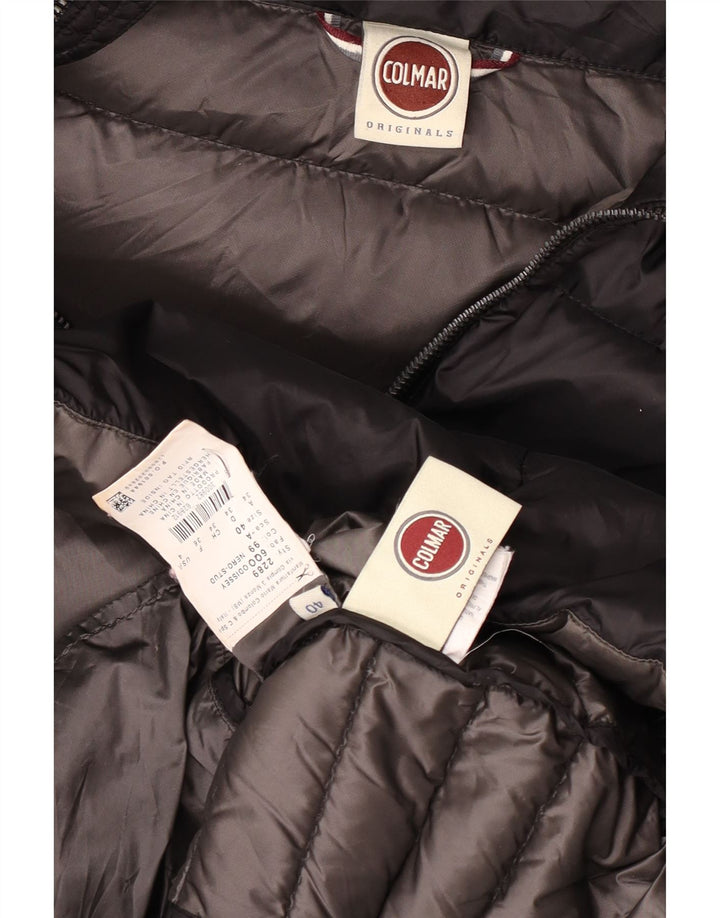 Colmar Mujer Abrigo Acolchado Con Capucha IT 40 Small Negro Poliamida