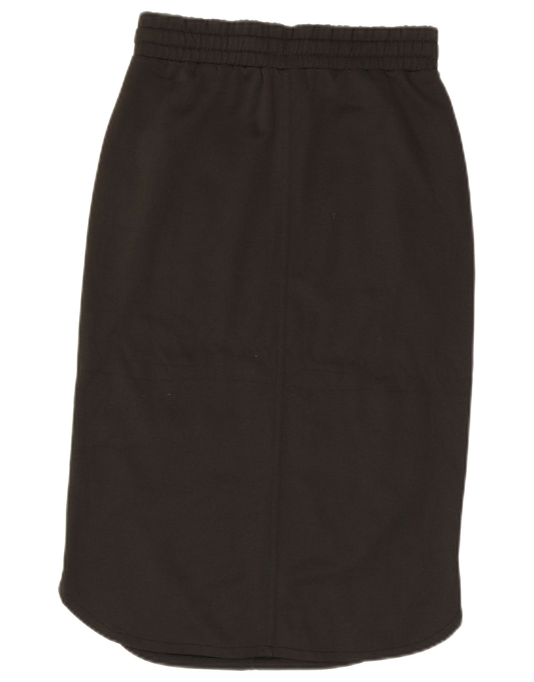 BENETTON Falda midi para mujer pequeña W27 Poliéster caqui