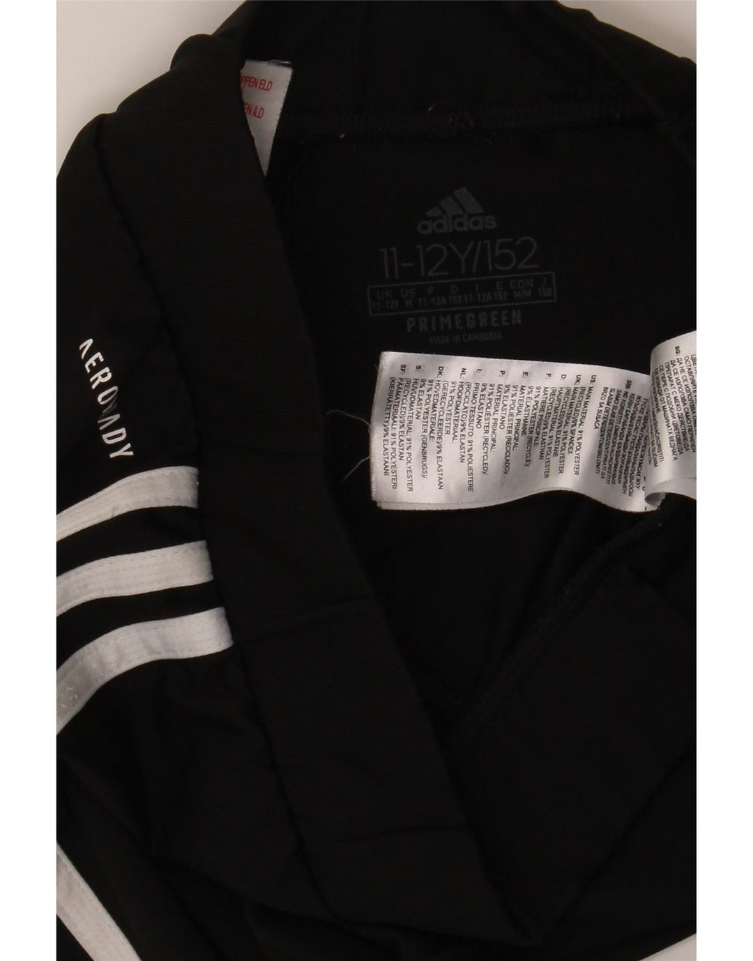 Mallas ADIDAS Aeroready Niña 11-12 Años Negro Poliéster