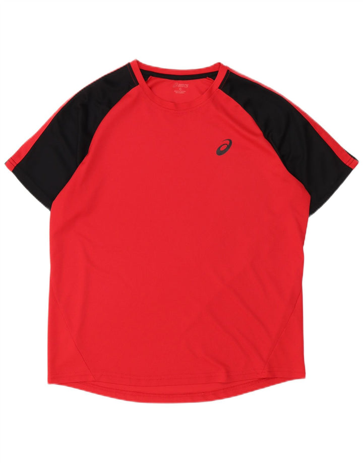 Asics - Camiseta para hombre, talla grande, color rojo