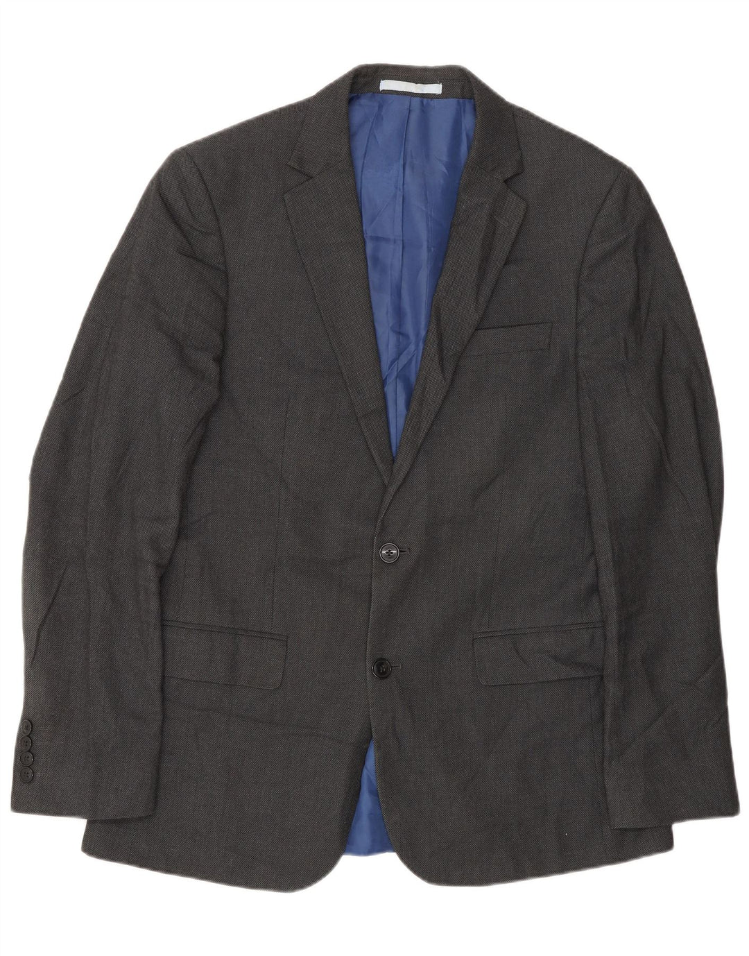 Marks & Spencer Chaqueta tipo blazer larga y entallada con 2 botones para hombre UK 40 Gris medio