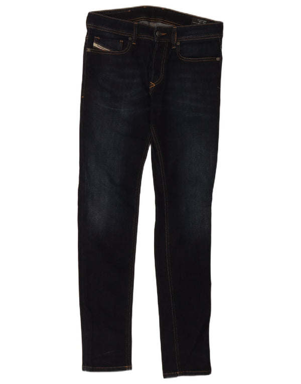 Diesel Vaqueros pitillo Sleenker para hombre W30 L32 Algodón azul marino