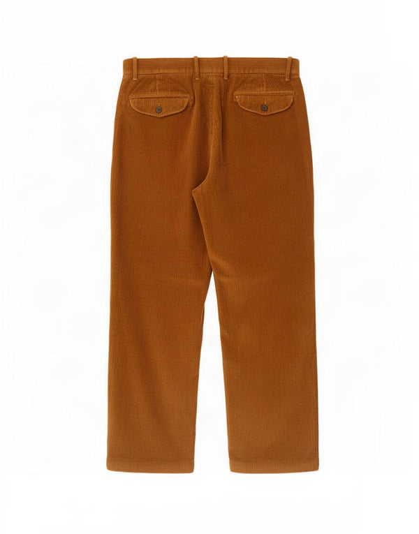 Marks & Spencer Pantalones rectos de pana para hombre W36 L29 Algodón marrón