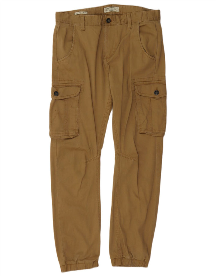 CALLIOPE Pantalones cargo Firenze Joggers para hombre IT 44 XS W32 L28 Beige