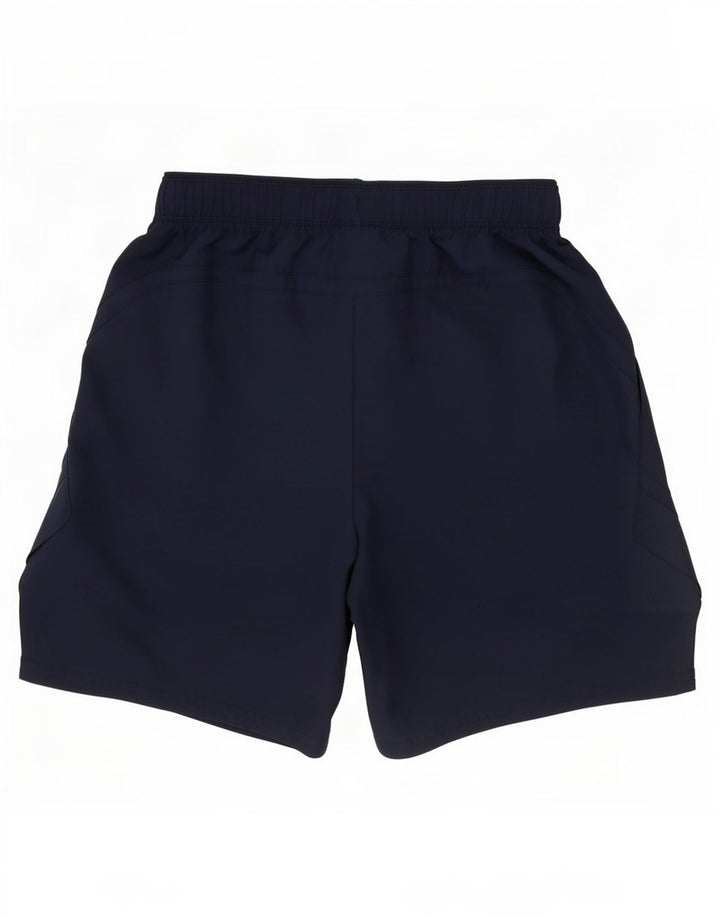 Nike Dri Fit - Pantalones cortos deportivos para hombre, talla pequeña, poliéster, color azul marino