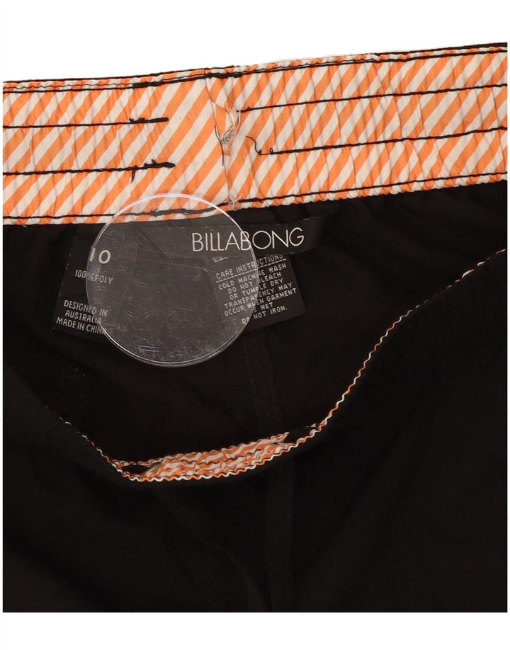 Billabong - Bañador gráfico para mujer, talla 10, poliéster negro grande
