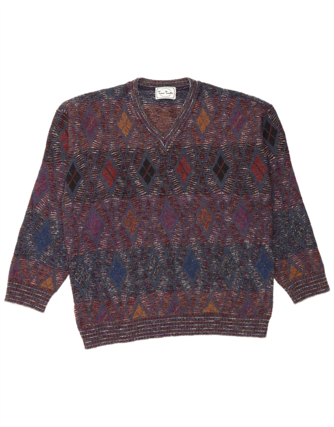 Tino Tinti Jersey con Cuello en V para Hombre IT 52 Large Multicolor